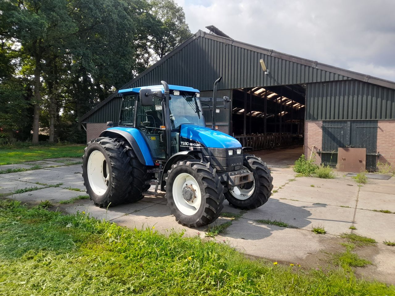 New Holland TS90 met dubbel lucht