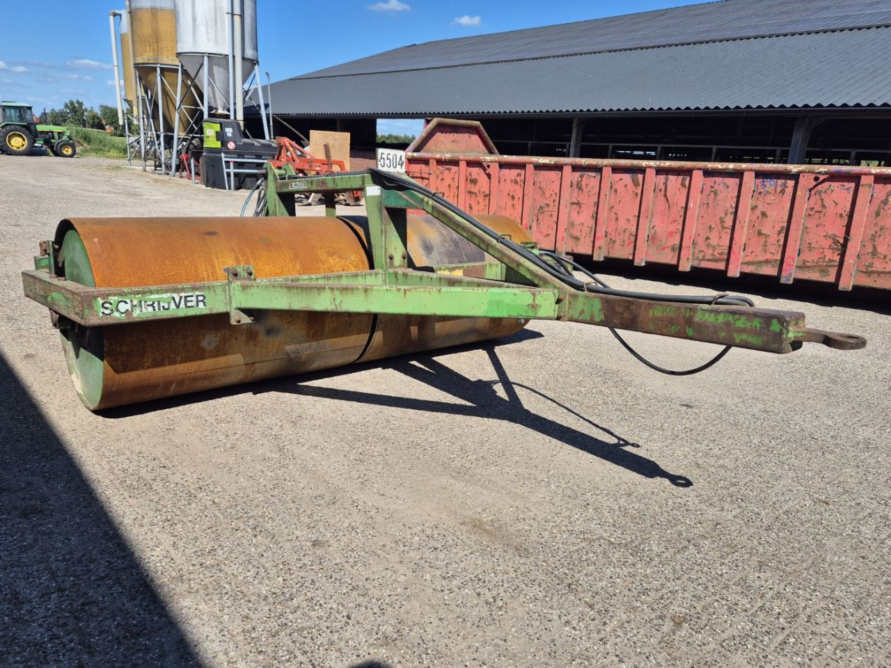 Schrijver landrol weiderol 2.8m hydraulisch wielstel