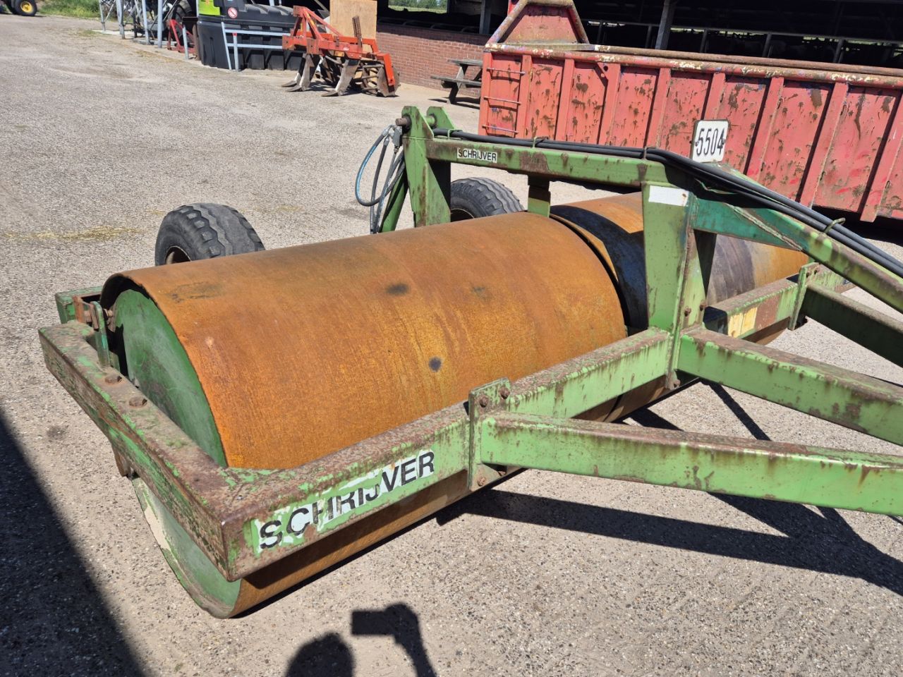 Schrijver landrol weiderol 2.8m hydraulisch wielstel