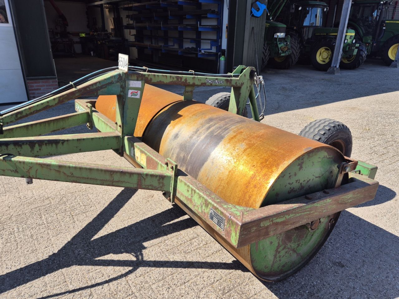 Schrijver landrol weiderol 2.8m hydraulisch wielstel