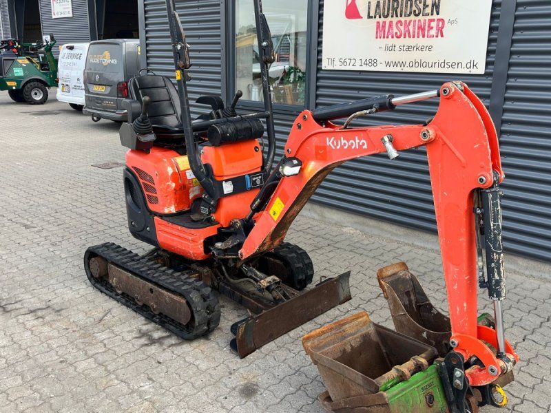 Kubota U10-3 Hurtig skifte +3skovle