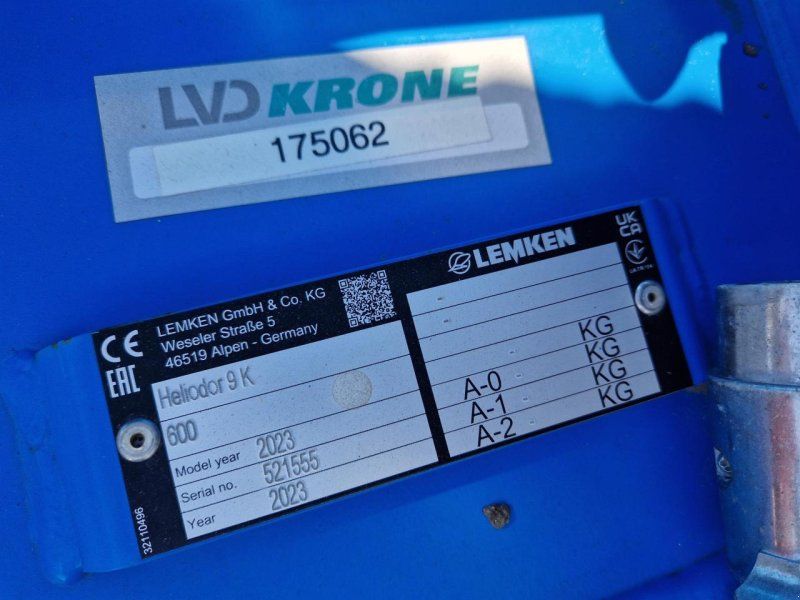 Lemken Heliodor 9/600 K