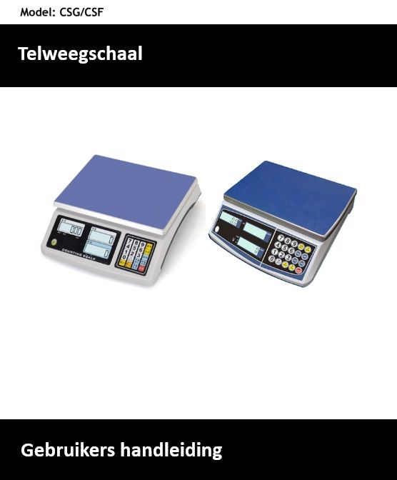 Telweegschaal 15 kg 0,5 gram