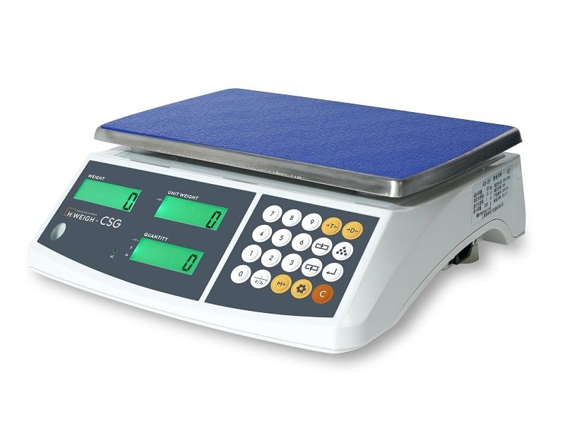 Telweegschaal 15 kg 0,5 gram