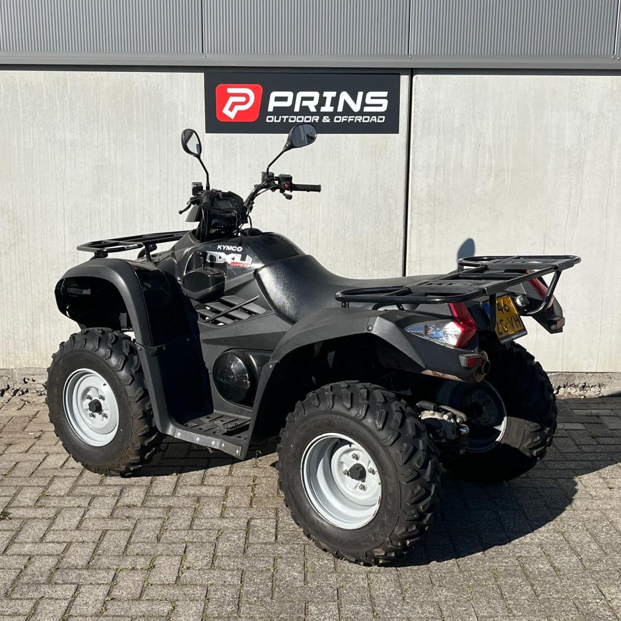Kymco MXU500 quad met autokenteken