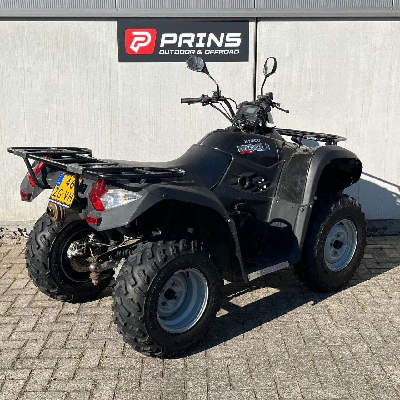 Kymco MXU500 quad met autokenteken