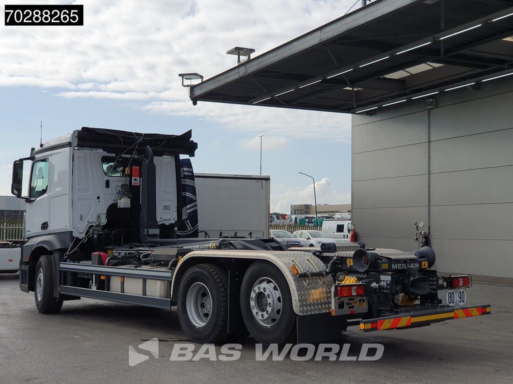 Mercedes Actros 2745 6X2 New! Meiller RS21 70 Hooklift Retarder Lift+Steering-Axle Navi Autoamtic Euro 6