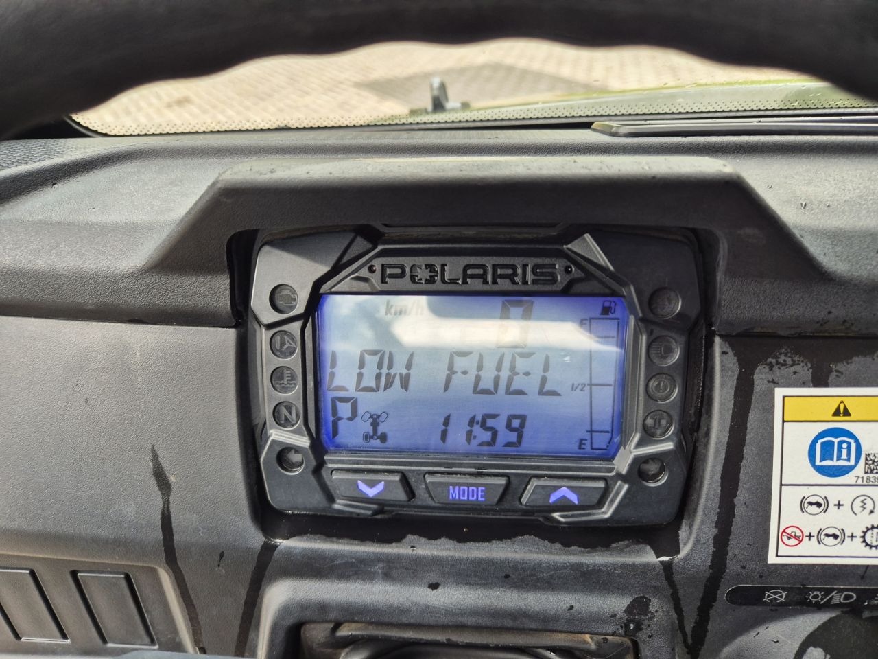 Polaris Ranger STP 570 ATV met 1 cil 570 cc benzinemotor