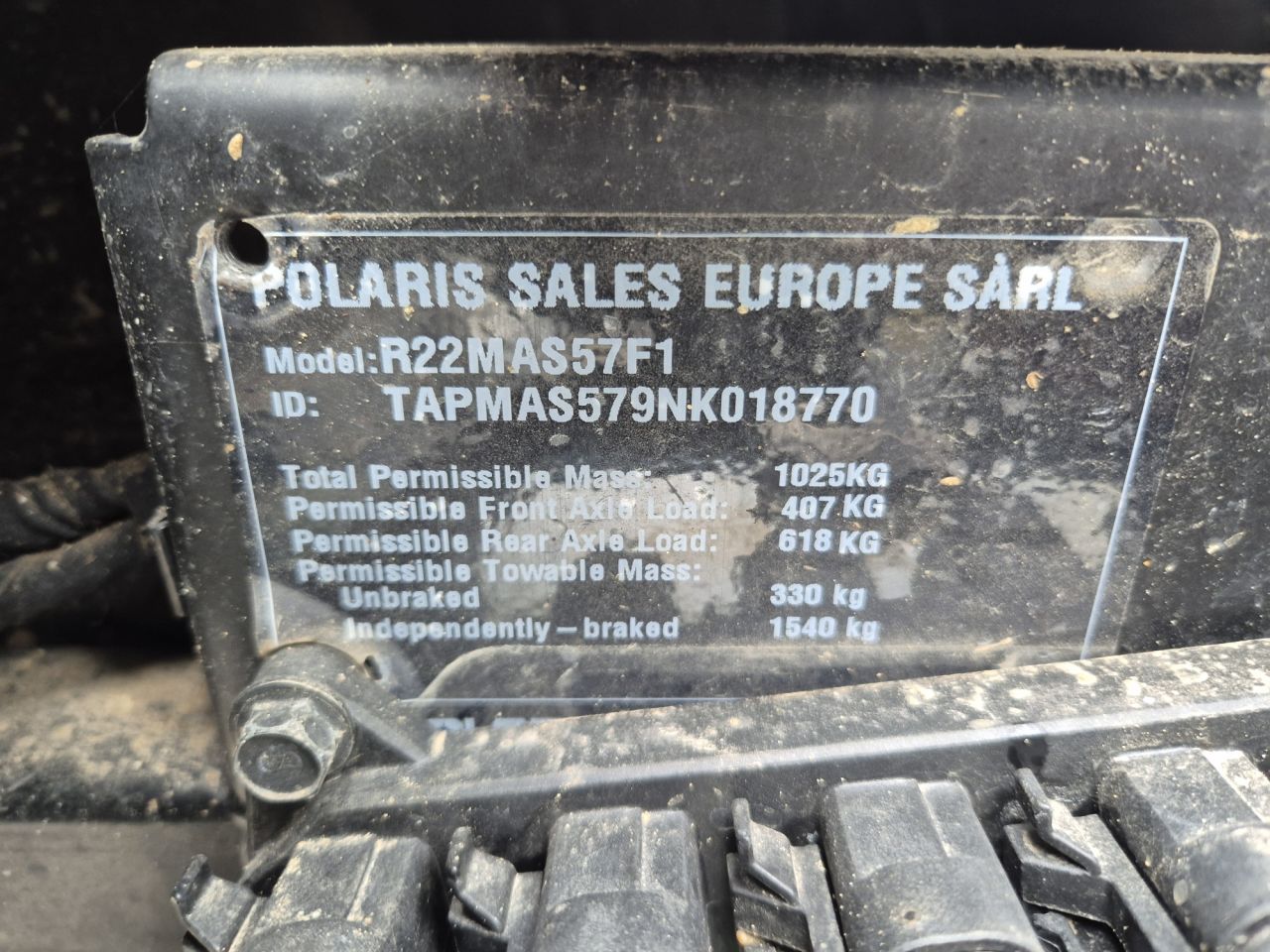 Polaris Ranger STP 570 ATV met 1 cil 570 cc benzinemotor