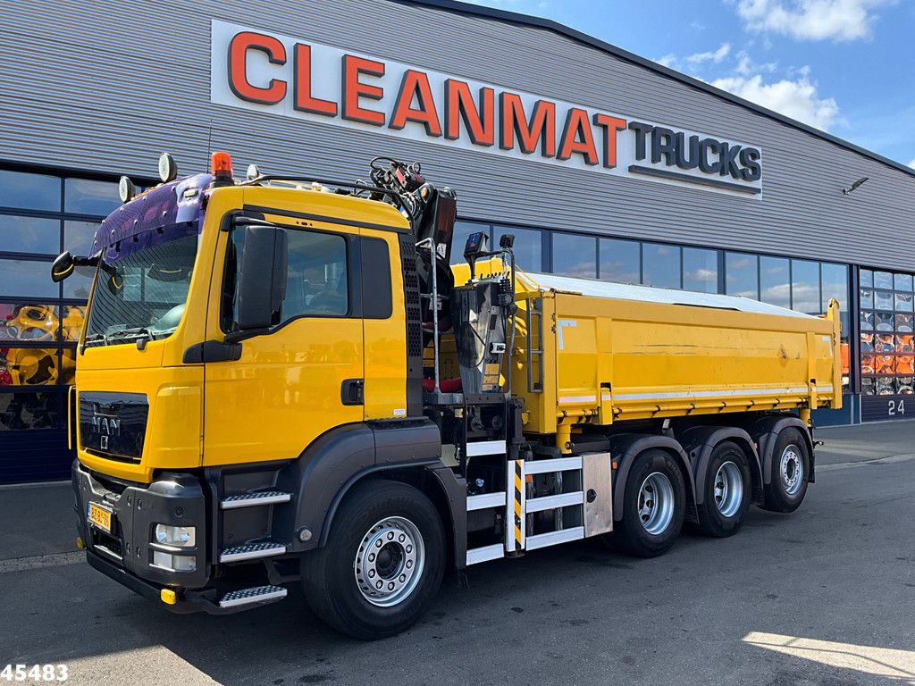 Man TGS 35.400 8x4 Manual HMF 16 Tm Z-kraan
