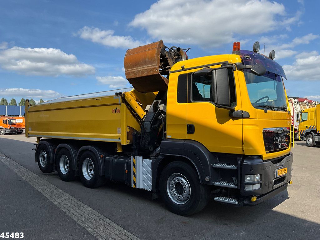 Man TGS 35.400 8x4 Manual HMF 16 Tm Z-kraan