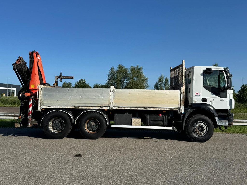 Iveco 330 6x4 with Palfinger PK 18500 crane