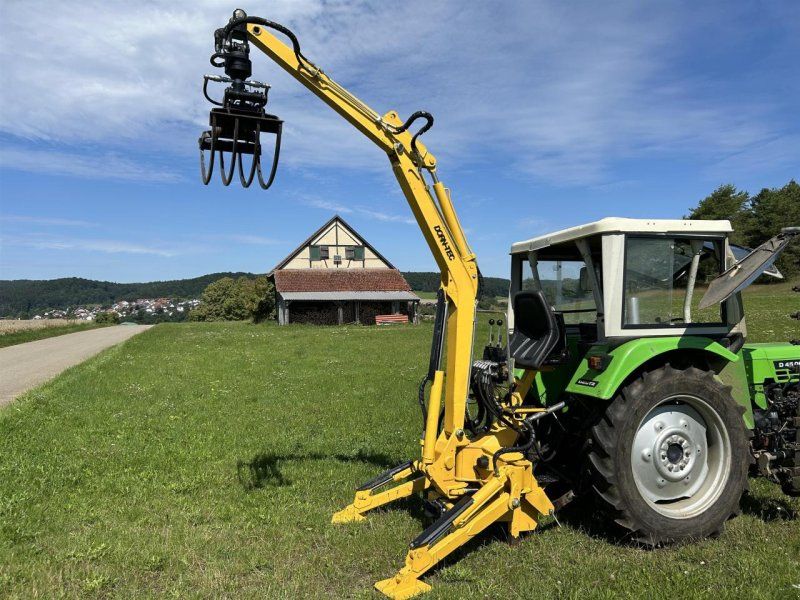 DornTec 3-Punkt-Heckbagger m. Forstgreifer und Dun