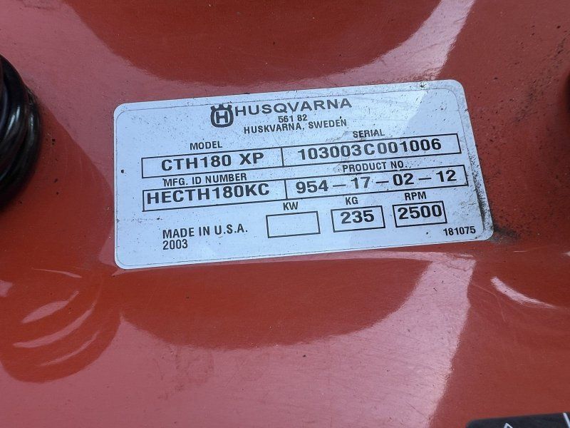 Husqvarna CTH 180 XP