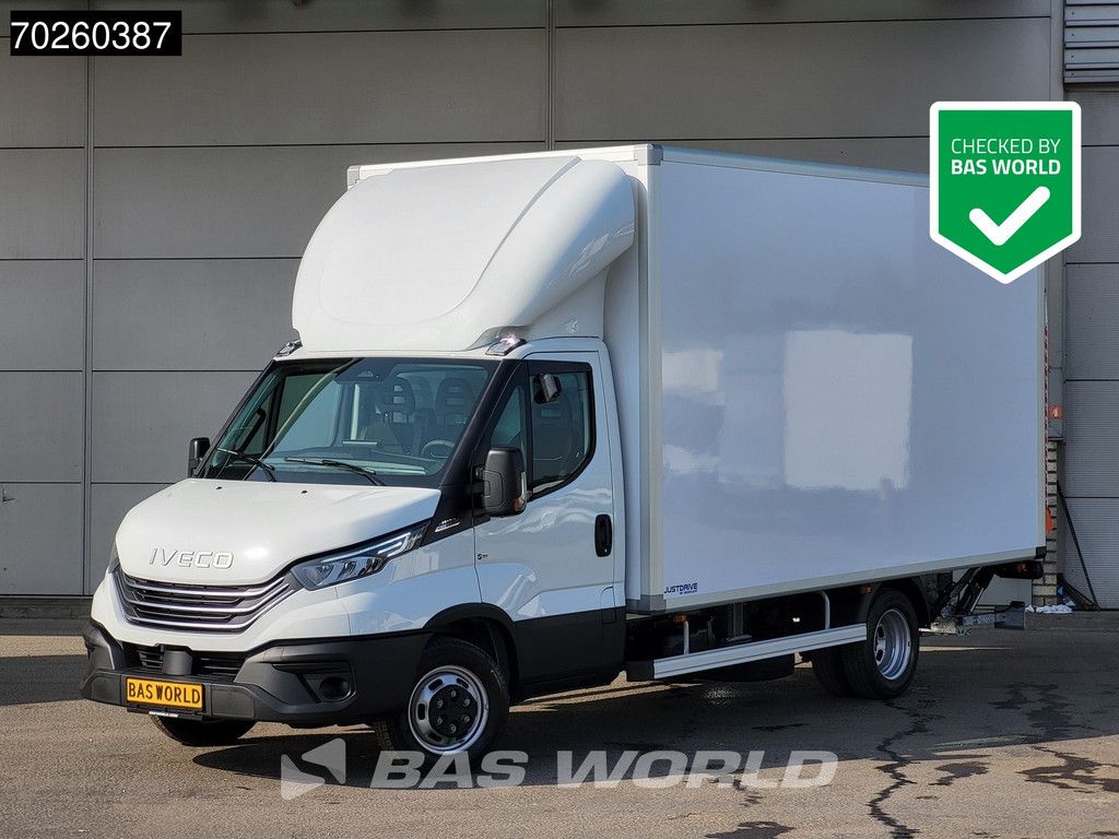 Iveco Daily 35C21 3.0L Automaat Laadklep Zijdeur Dubbellucht Bakwagen 2025-Model ACC LED CarPlay Lat om Lat D'Hollandia Euro6 Meubelbak Koffer 22m3 Klima