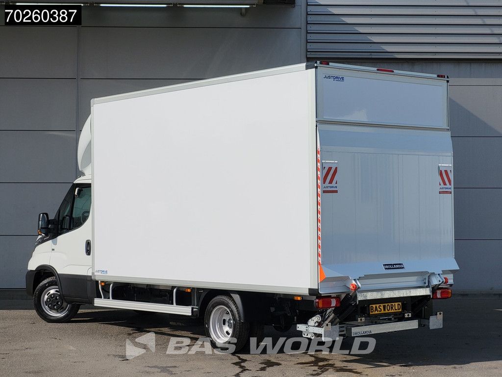 Iveco Daily 35C21 3.0L Automaat Laadklep Zijdeur Dubbellucht Bakwagen 2025-Model ACC LED CarPlay Lat om Lat D'Hollandia Euro6 Meubelbak Koffer 22m3 Klima