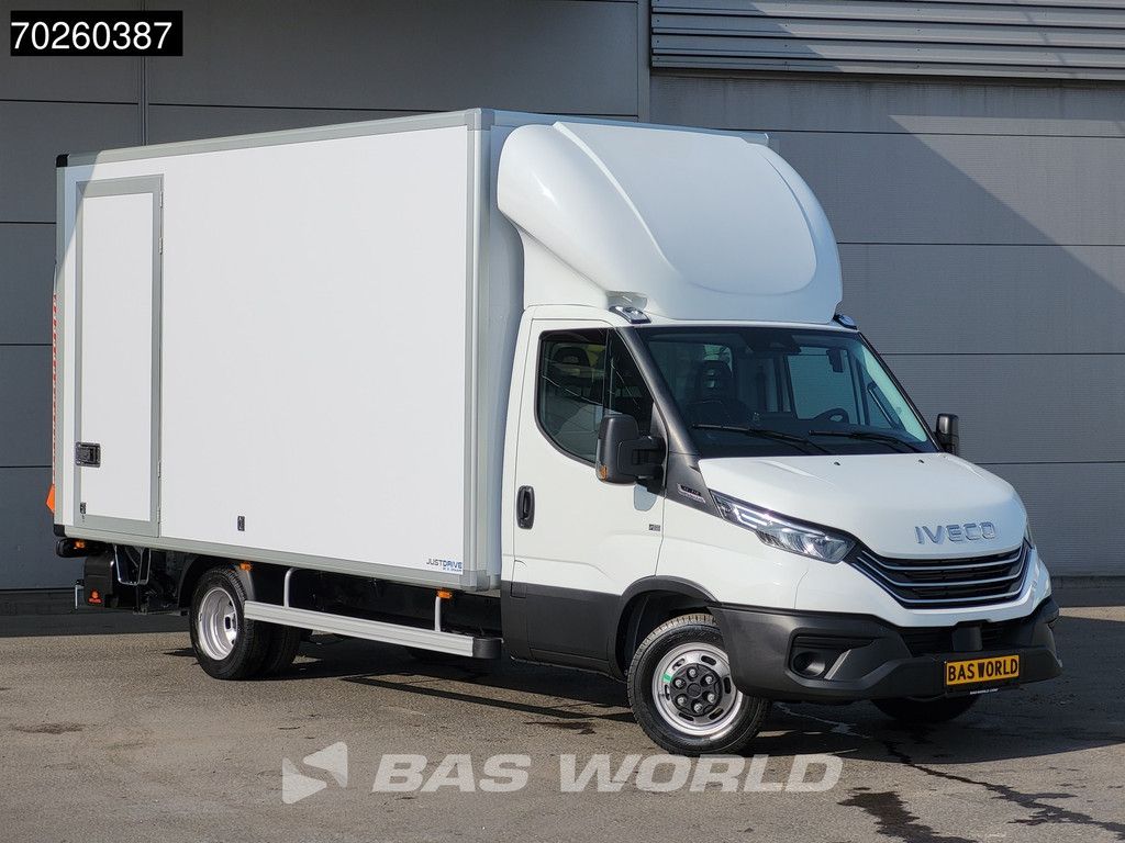 Iveco Daily 35C21 3.0L Automaat Laadklep Zijdeur Dubbellucht Bakwagen 2025-Model ACC LED CarPlay Lat om Lat D'Hollandia Euro6 Meubelbak Koffer 22m3 Klima