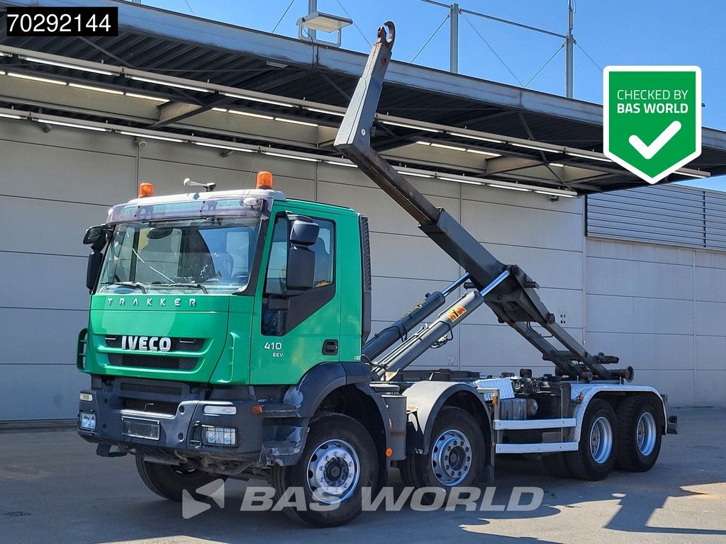 Iveco Trakker 410 8X4 Hyvalift 26-65S Hooklift Manual Big-Axle EEV