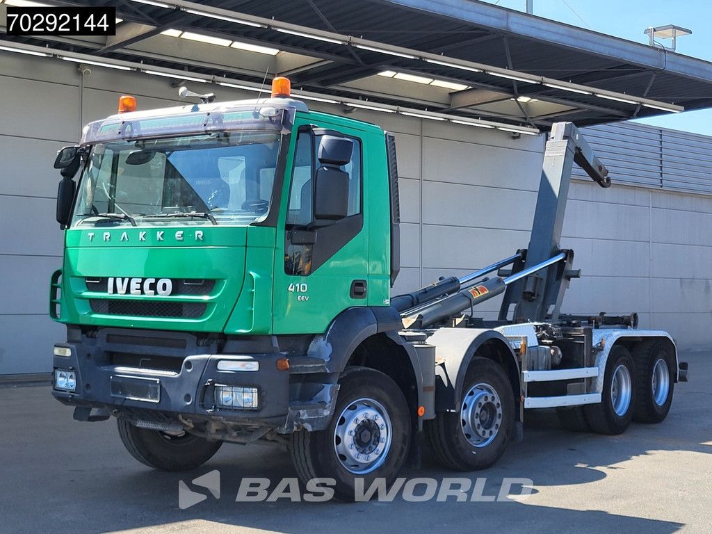 Iveco Trakker 410 8X4 Hyvalift 26-65S Hooklift Manual Big-Axle EEV