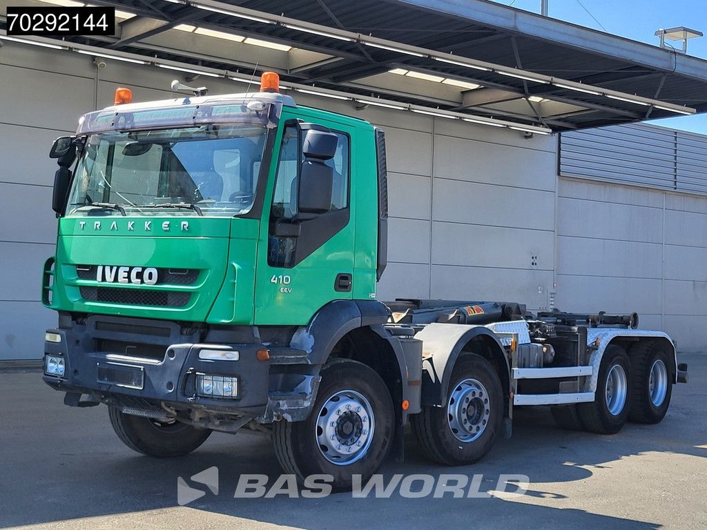 Iveco Trakker 410 8X4 Hyvalift 26-65S Hooklift Manual Big-Axle EEV