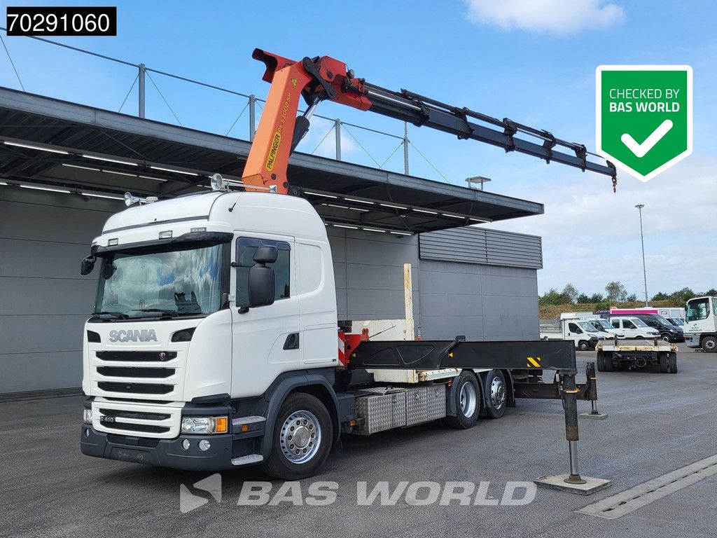 Scania G410 6X2 Palfinger 53002 SH Kran Crane Lift+steering ACC Navi Euro 6