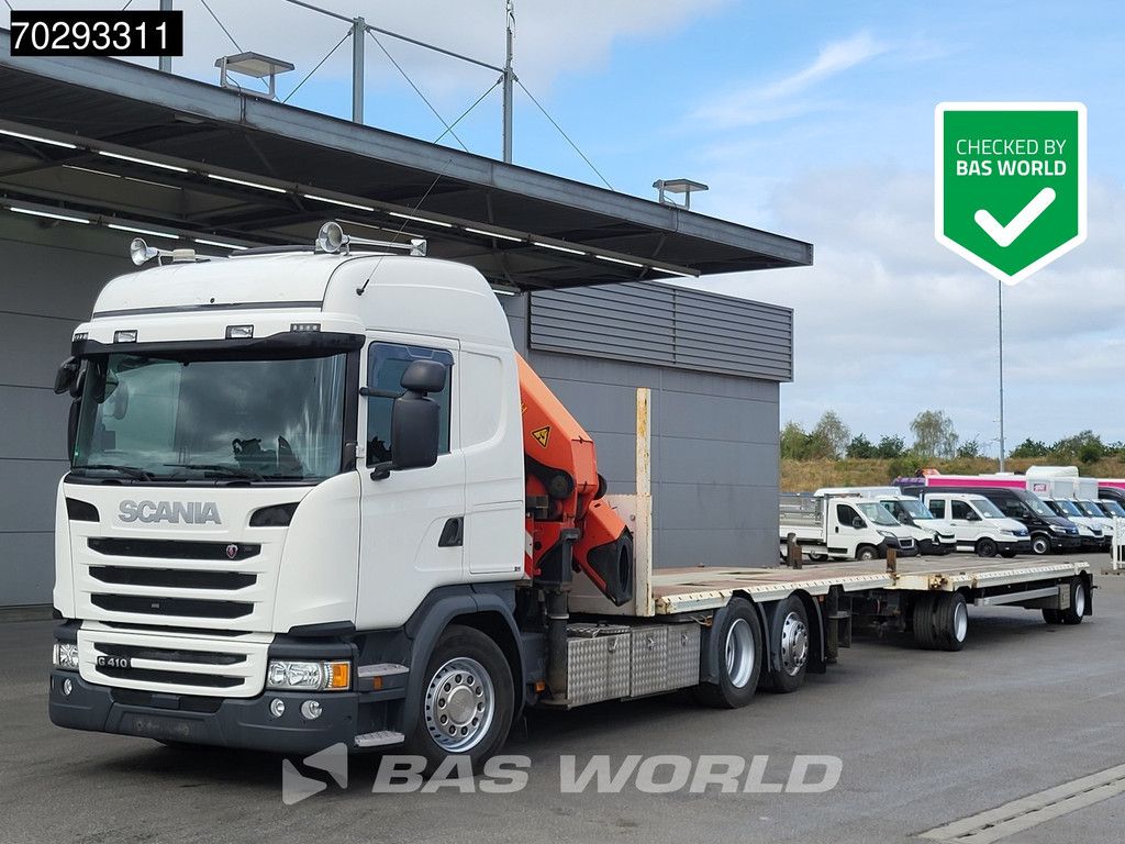 Scania G410 6X2 Combi Palfinger 53002 SH Kran Crane Lift+steering ACC Navi Euro 6