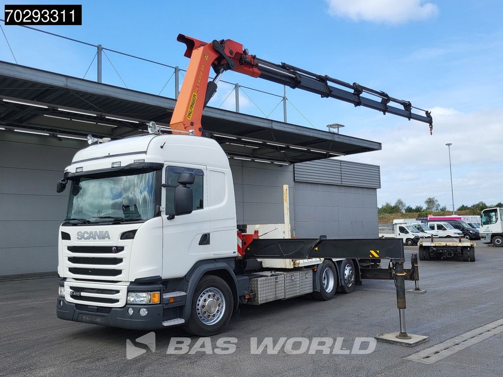 Scania G410 6X2 Combi Palfinger 53002 SH Kran Crane Lift+steering ACC Navi Euro 6