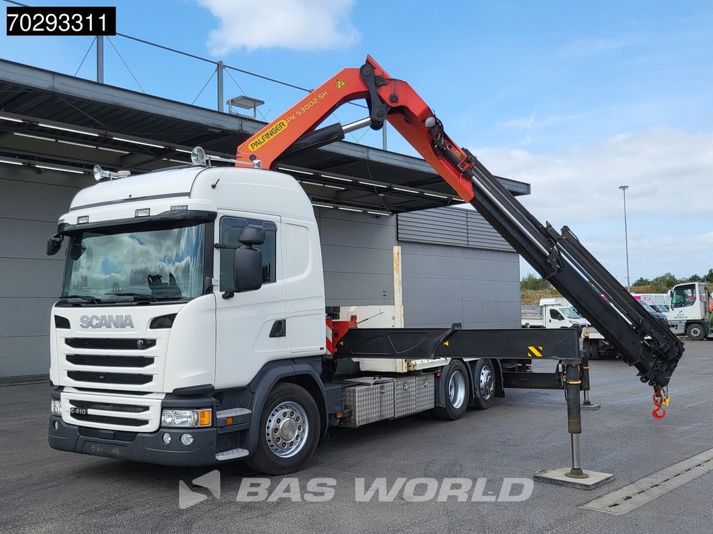 Scania G410 6X2 Combi Palfinger 53002 SH Kran Crane Lift+steering ACC Navi Euro 6