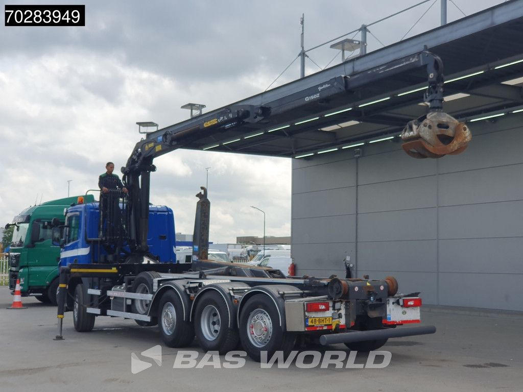 Scania P410 8X2 NL-Truck Palfinger Q150Z Crane 30T VDL hooklift Lift-Lenkachse Euro 6