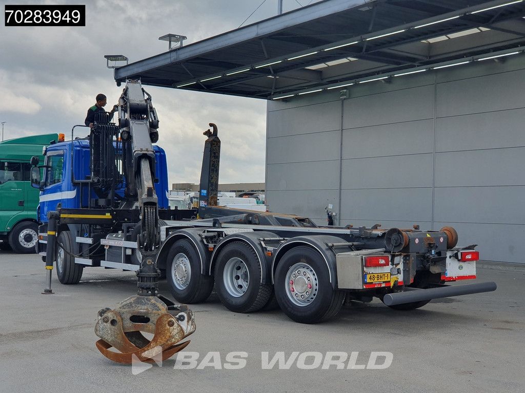 Scania P410 8X2 NL-Truck Palfinger Q150Z Crane 30T VDL hooklift Lift-Lenkachse Euro 6