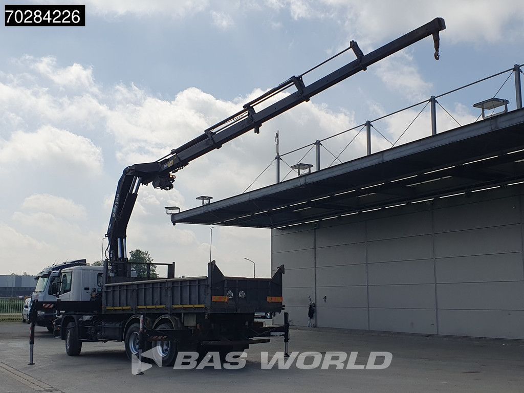 Scania P94 6X4 Hiab 330-4 Kran Crane 9m3 tipper Manual Steelsuspension Euro 3