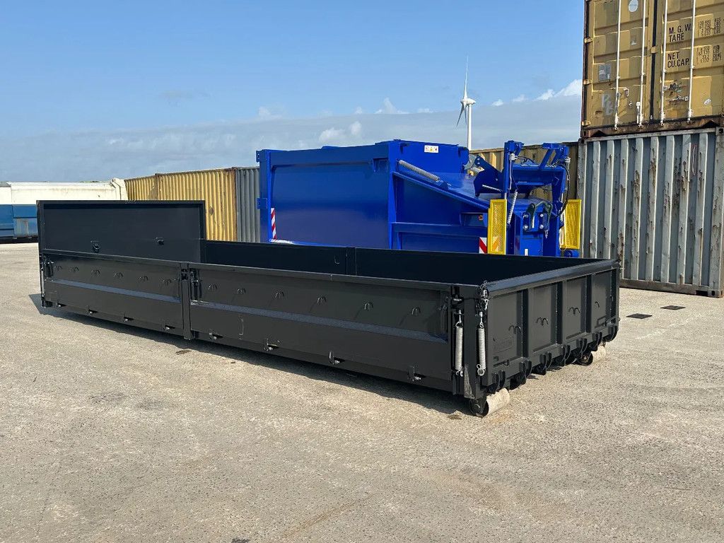 Sidalco Inrij container met stalen kleppen