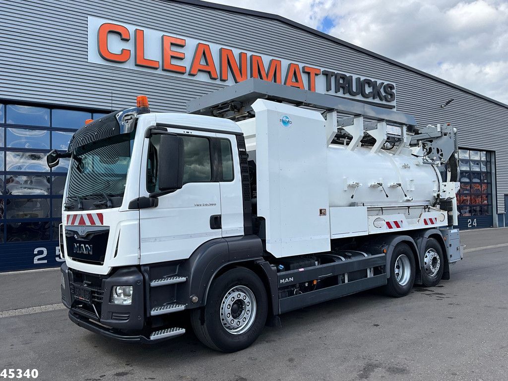 MAN TGS 26.360 Euro 6 Rivard 17m³ Combi Just 185.767 km!
