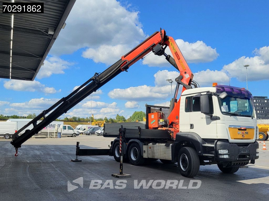 MAN TGS 33.480 6X4 Palfinger PK42505 Crane Fifth wheel Retarder Big-Axle Manual Euro 5