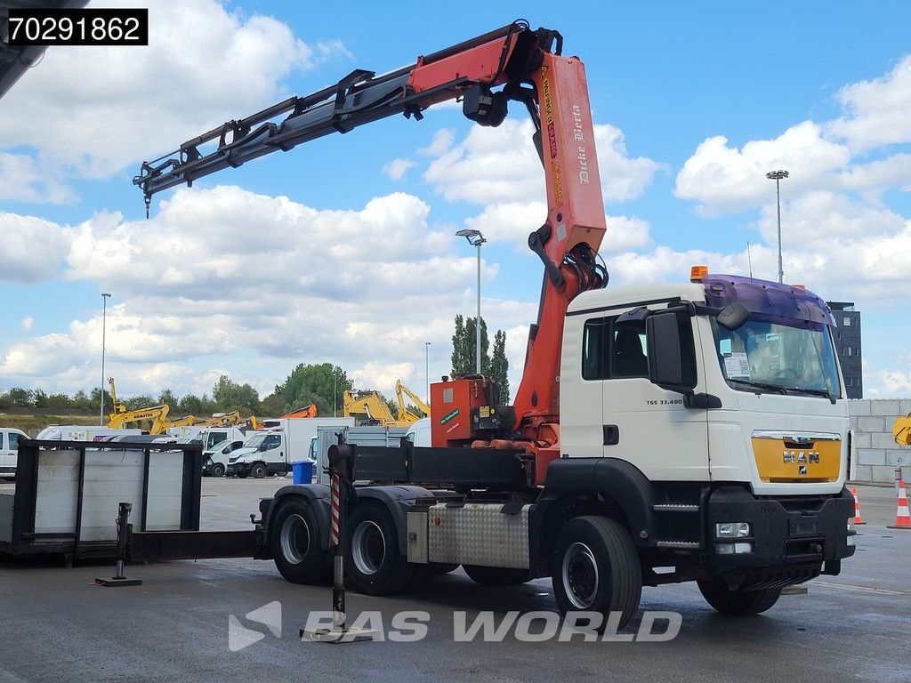 MAN TGS 33.480 6X4 Palfinger PK42505 Crane Fifth wheel Retarder Big-Axle Manual Euro 5