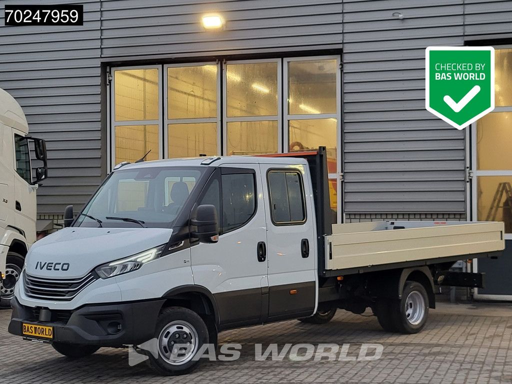 Iveco Daily 35C18 3.0L Automaat 180PK Dubbel Cabine Open Laadbak 2025-Model Dubbellucht 3,5t Trekvermogen ACC LED Navi Euro6 Pritsche Pickup 3m3 Klima DOKA