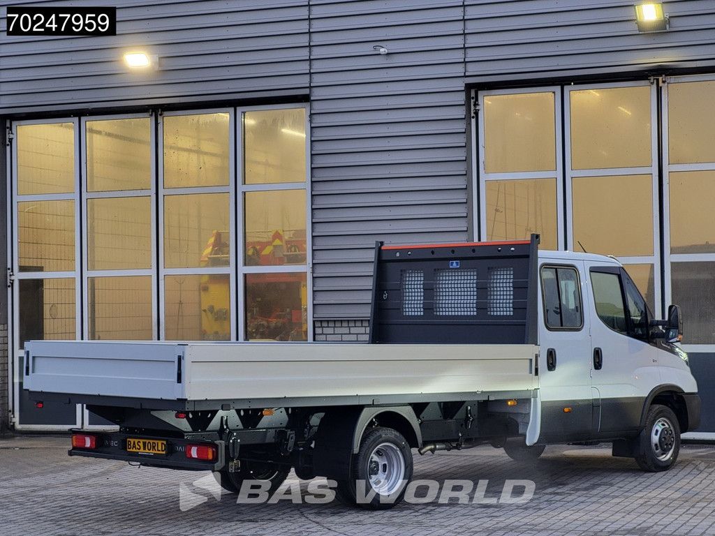 Iveco Daily 35C18 3.0L Automaat 180PK Dubbel Cabine Open Laadbak 2025-Model Dubbellucht 3,5t Trekvermogen ACC LED Navi Euro6 Pritsche Pickup 3m3 Klima DOKA