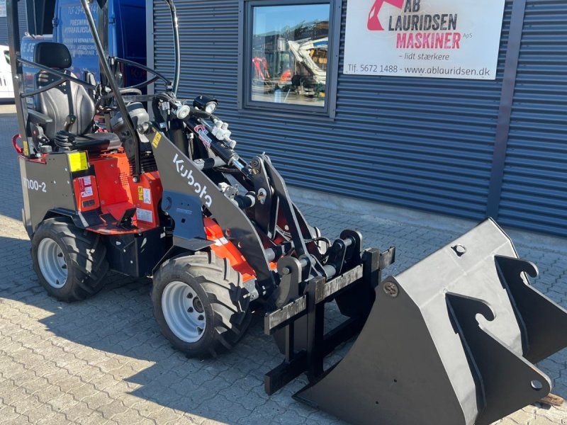 Kubota RT100-2 med skovl og gafler kun kørt 113T