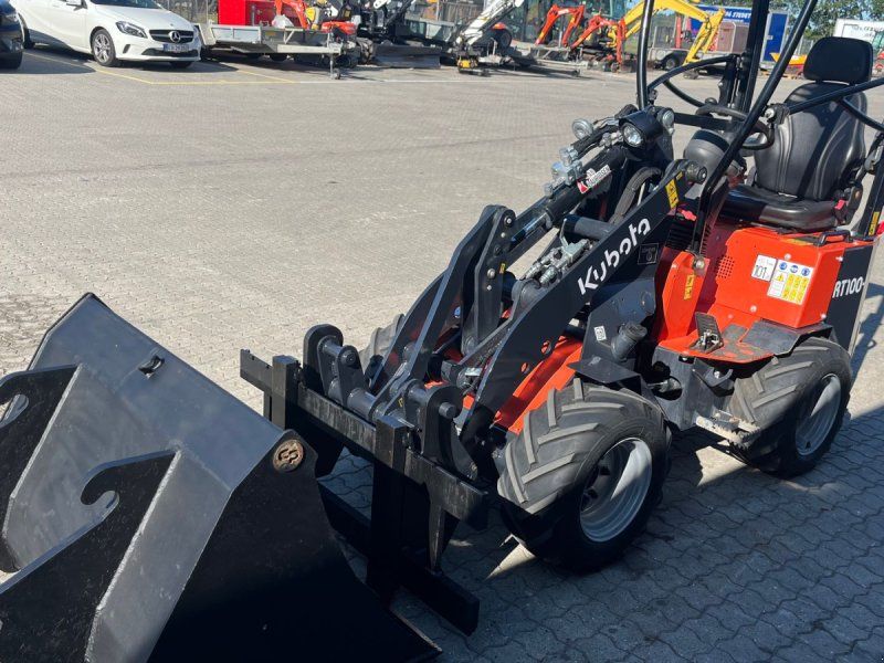 Kubota RT100-2 med skovl og gafler kun kørt 113T