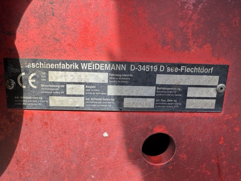 Weidemann 1255