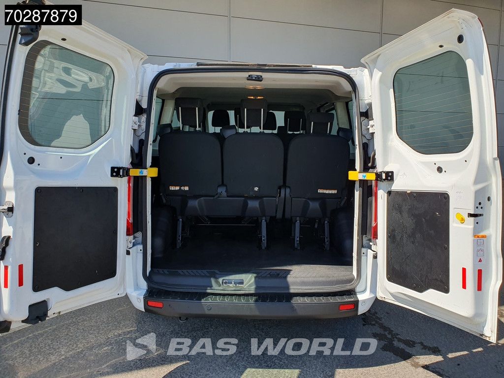 Ford Transit Custom 105pk Personenvervoer Incl.BPM/Ex. BTW 9-Persoons Airco Cruise LED Parkeersensoren Taxi Passenger Transport Kombi Tourer Euro6 L2 Klima Tempomat