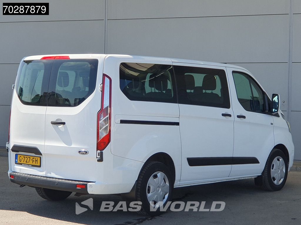 Ford Transit Custom 105pk Personenvervoer Incl.BPM/Ex. BTW 9-Persoons Airco Cruise LED Parkeersensoren Taxi Passenger Transport Kombi Tourer Euro6 L2 Klima Tempomat