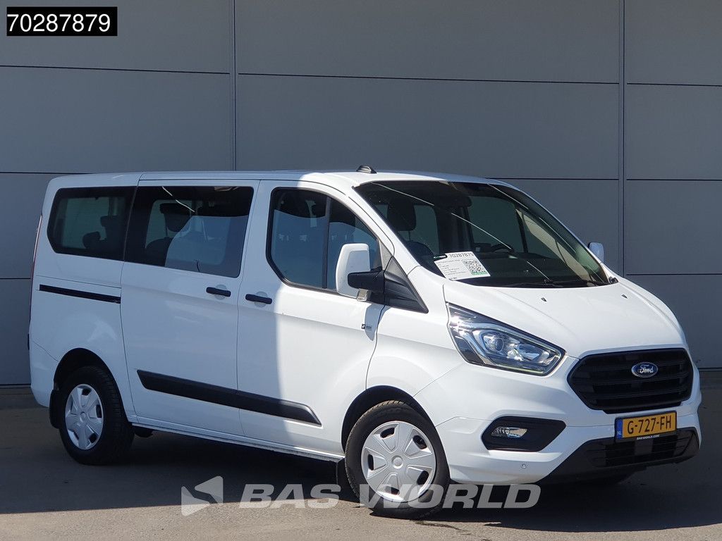 Ford Transit Custom 105pk Personenvervoer Incl.BPM/Ex. BTW 9-Persoons Airco Cruise LED Parkeersensoren Taxi Passenger Transport Kombi Tourer Euro6 L2 Klima Tempomat