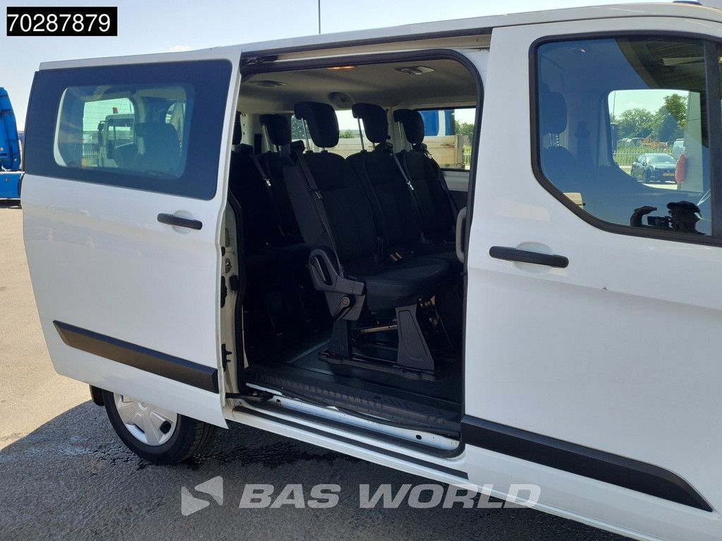 Ford Transit Custom 105pk Personenvervoer Incl.BPM/Ex. BTW 9-Persoons Airco Cruise LED Parkeersensoren Taxi Passenger Transport Kombi Tourer Euro6 L2 Klima Tempomat