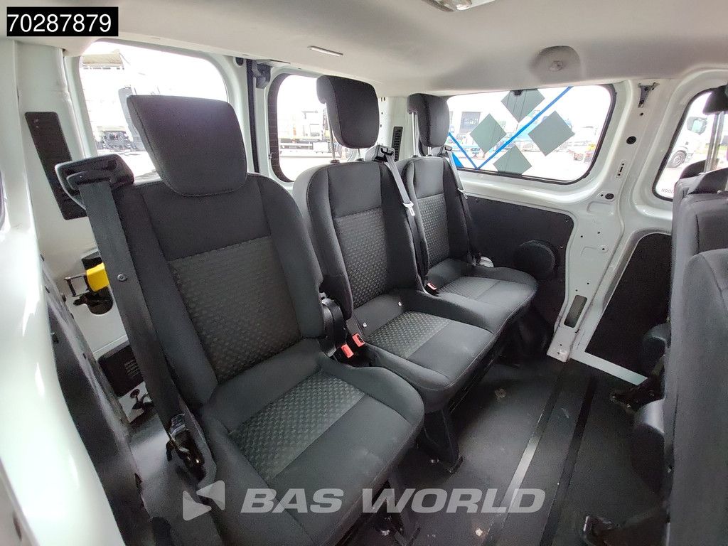 Ford Transit Custom 105pk Personenvervoer Incl.BPM/Ex. BTW 9-Persoons Airco Cruise LED Parkeersensoren Taxi Passenger Transport Kombi Tourer Euro6 L2 Klima Tempomat