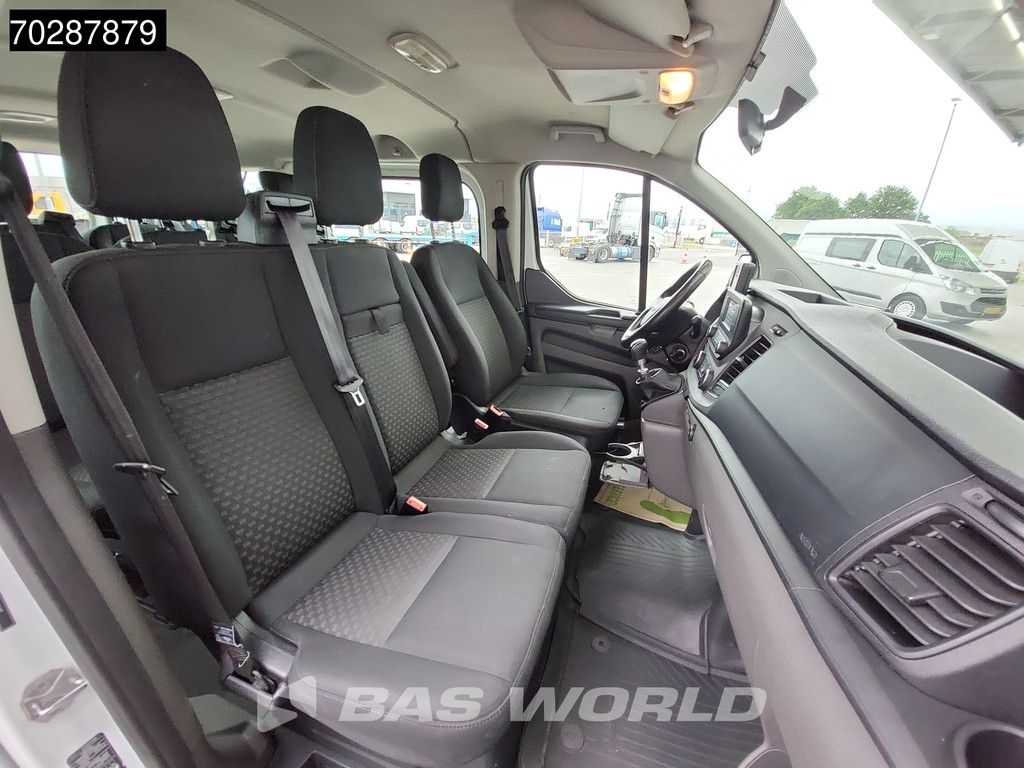 Ford Transit Custom 105pk Personenvervoer Incl.BPM/Ex. BTW 9-Persoons Airco Cruise LED Parkeersensoren Taxi Passenger Transport Kombi Tourer Euro6 L2 Klima Tempomat