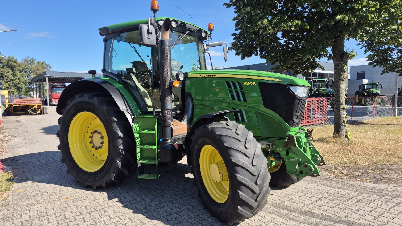JOHN DEERE 6190R AP, 50Km/h. Fronthef, TLS, HCS