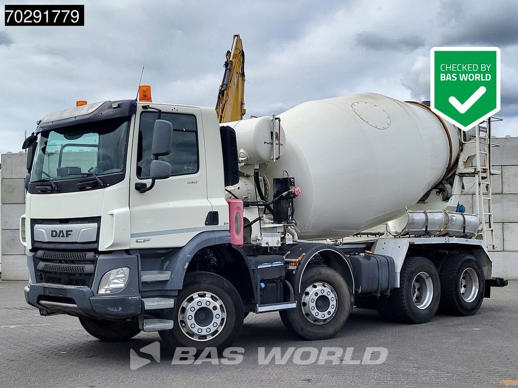 DAF CF 450 8X4 9m3 Intermix mixer Steelsuspension Automatic Euro 6