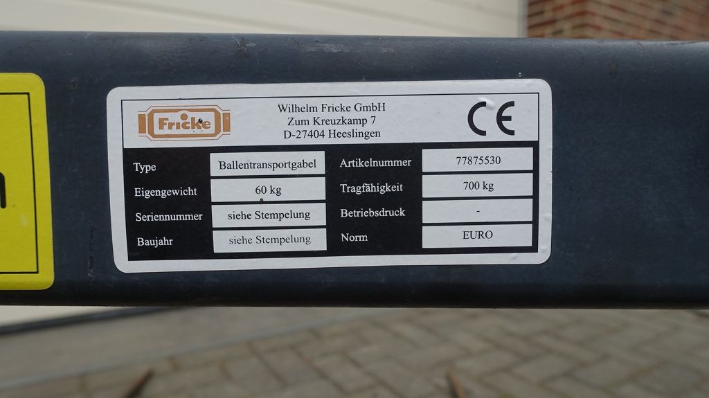 Fricke Balenprikker euro aansluiting
