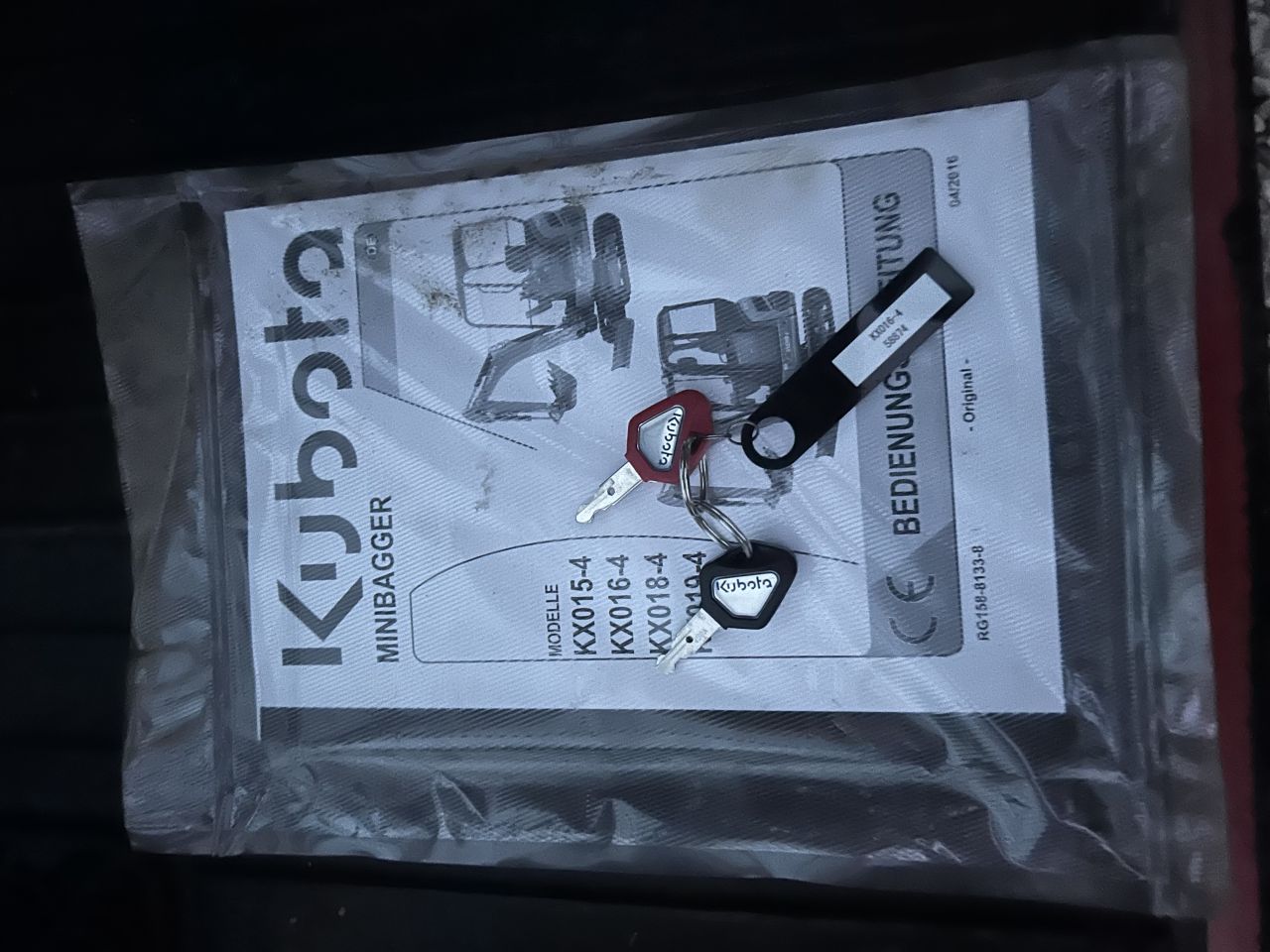 Nette Kubota kx 016-4 minigraver